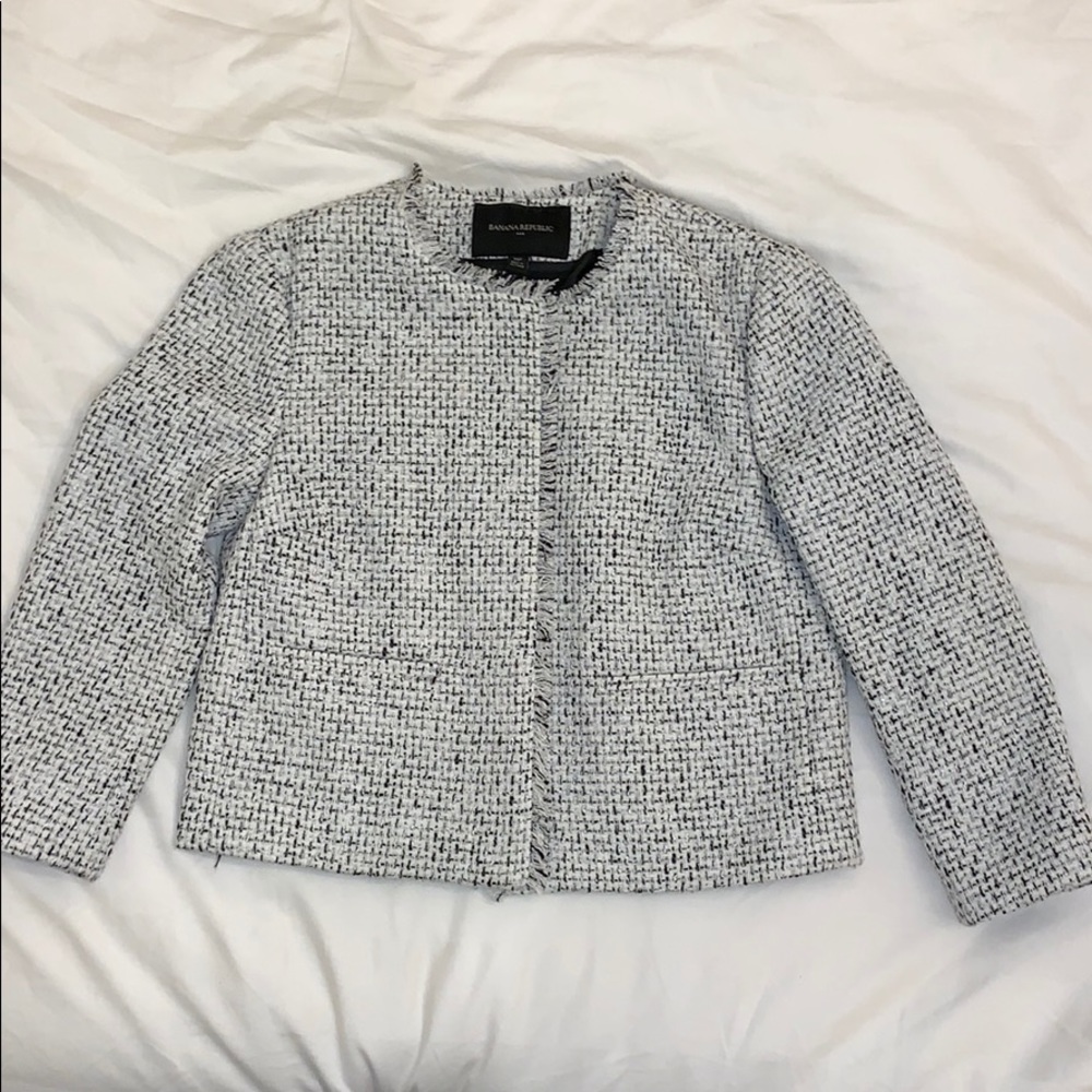 Banana Republic Tweed Blazer